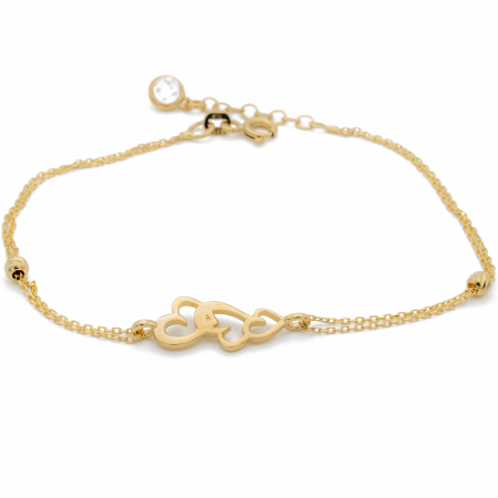 Bratara cu Inimioare Aur 14k [0]