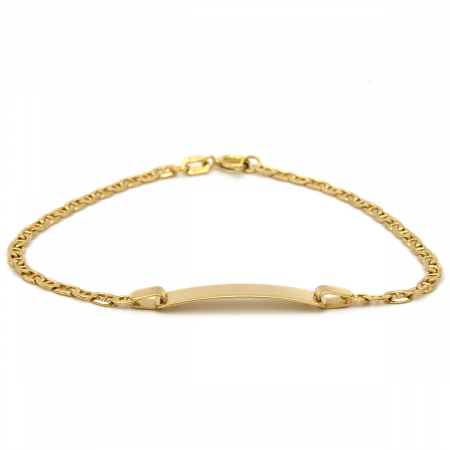 Brățară Copii Joyful Aur 14K cu plăcuță gravabilă [0]