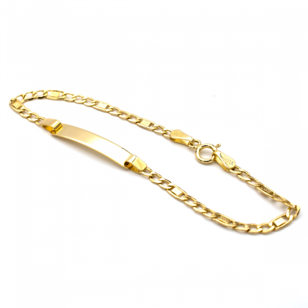 Brățară Copii Star Glow Aur 14K – Cu Plăcuță pentru Gravare [6]