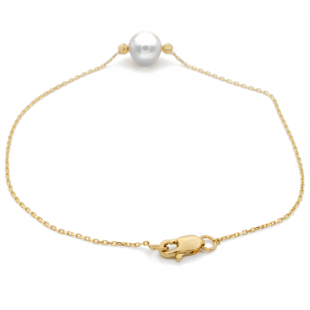 Bratara Perla Alba Aur 14k [1]