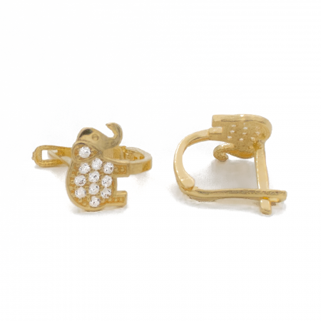 Cercei pentru Copii Elefant Aur 14k [1]