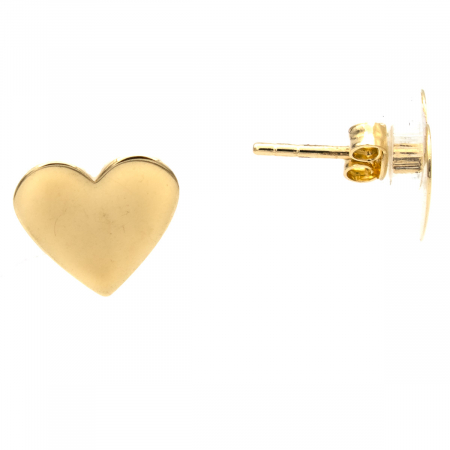Cercei aur 14K inimă Pure Love [1]