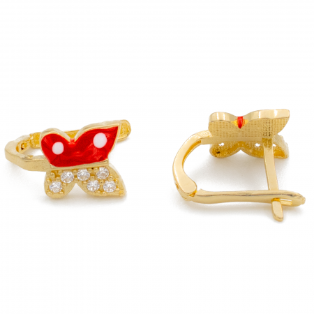 Cercei pentru Copii Fluture Aur 14k [1]