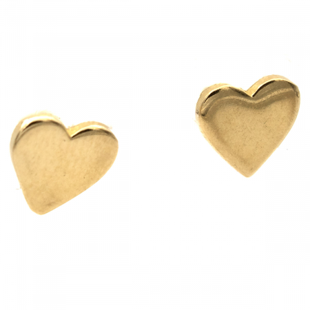 Cercei inimă aur 14K Pure Heart, model delicat [3]