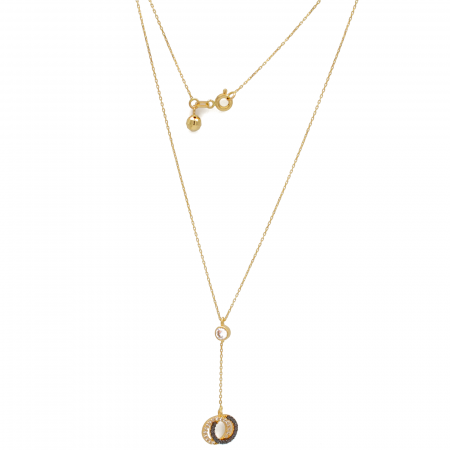 Coliere si Lanturi - Colier Cerculete Aur 14k