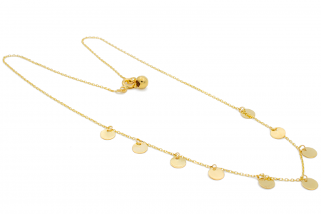 Colier cu Banuti Aur 14k [1]