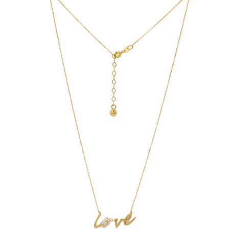 Coliere si Lanturi - Colier Love Aur 14k