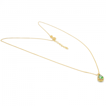Colier Piatra Verde Aur 14k [1]