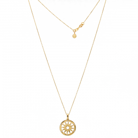 Coliere si Lanturi - Colier Soare Aur 14k
