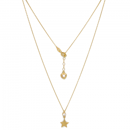 Coliere si Lanturi - Colier Stea Aur 14k