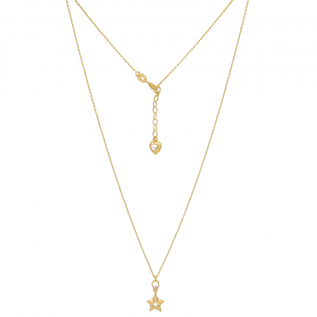 Coliere si Lanturi - Colier Stea Aur 14k