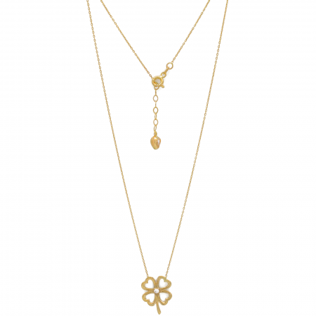 Coliere si Lanturi - Colier Trifoi Aur 14k