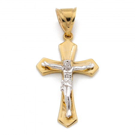 Pandantive - Cruce Iisus Hristos aur 14k