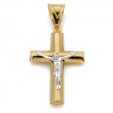 Pandantive - Cruce Iisus Hristos Aur 14k