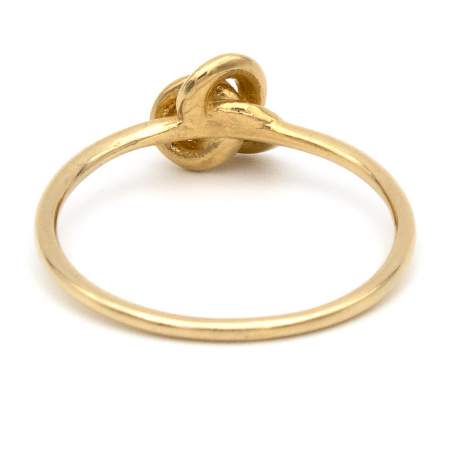 Inel Nodul Iubirii aur galben 14K – bijuterie GOLD PIC [6]