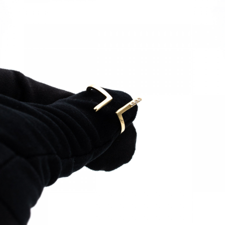 Inel minimalist din aur galben 14K – GOLD PIC [7]