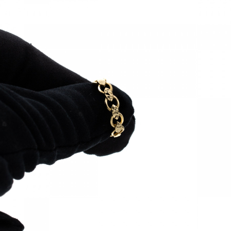 Inel verigi aur galben 14K – bijuterie GOLD PIC [7]