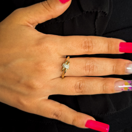 Inel Cui din aur galben 14K – GOLD PIC [1]