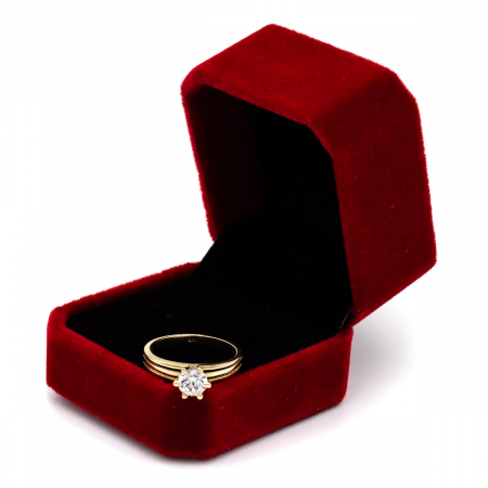 Inel aur galben 14K de logodnă cu piatră – model Celeste GOLD PIC [2]