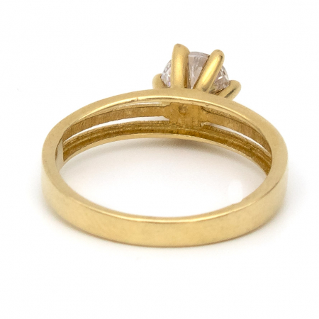 Inel aur galben 14K de logodnă cu piatră – model Celeste GOLD PIC [6]