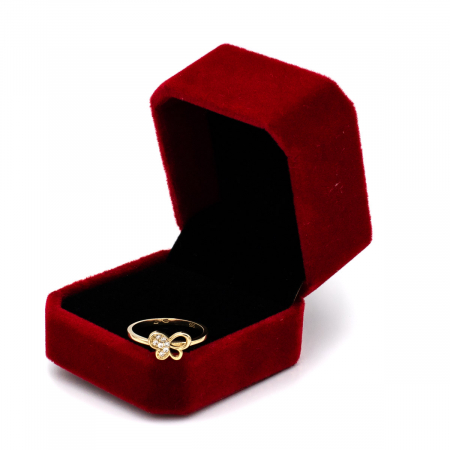 Inel aur galben 14K cu fluturaș – bijuterie elegantă pentru femei [2]