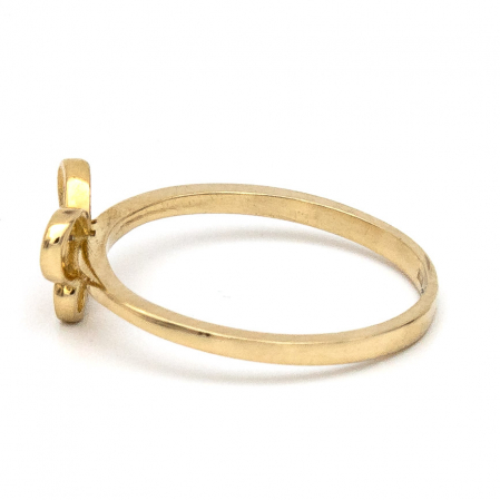 Inel aur galben 14K cu fluturaș – bijuterie elegantă pentru femei [4]