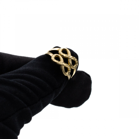 Inel Infinit din aur galben 14K – GOLD PIC​ [7]