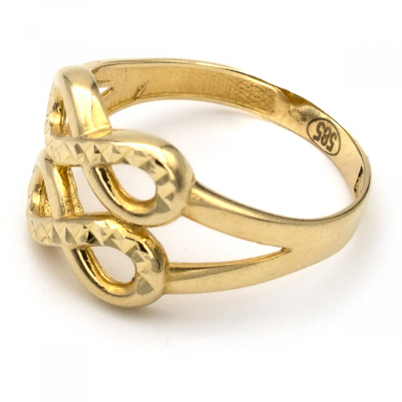 Inel Infinit din aur galben 14K – GOLD PIC​ [3]