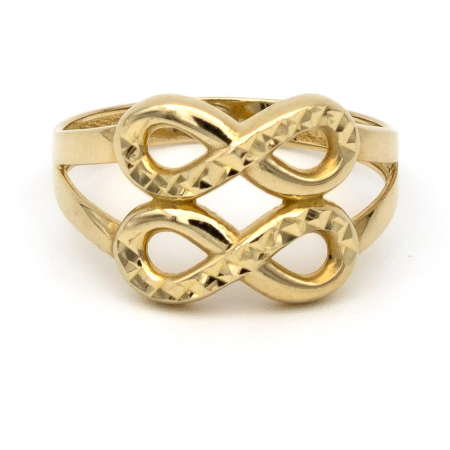 Inele - Inel Infinit din aur galben 14K – GOLD PIC​