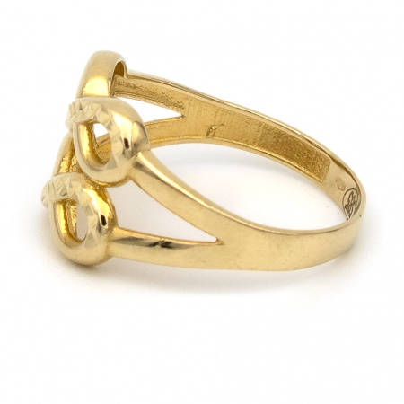 Inel Infinit din aur galben 14K – GOLD PIC​ [4]