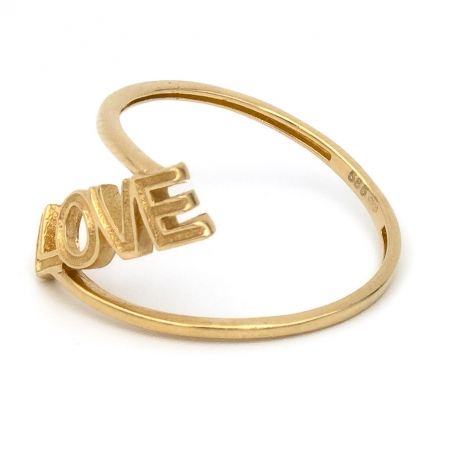 Inel Love din aur galben 14K – GOLD PIC [4]