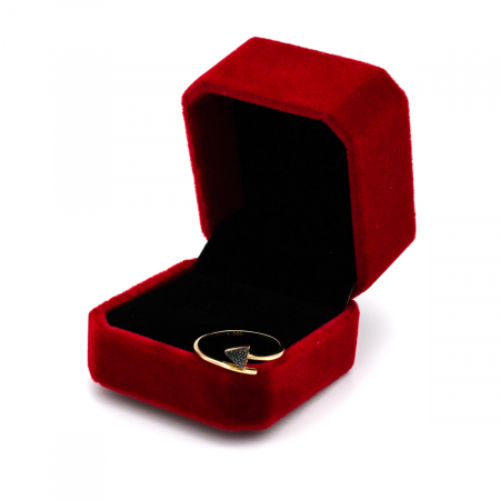 Inel aur galben 14K cu simbol săgeată –  GOLD PIC [2]