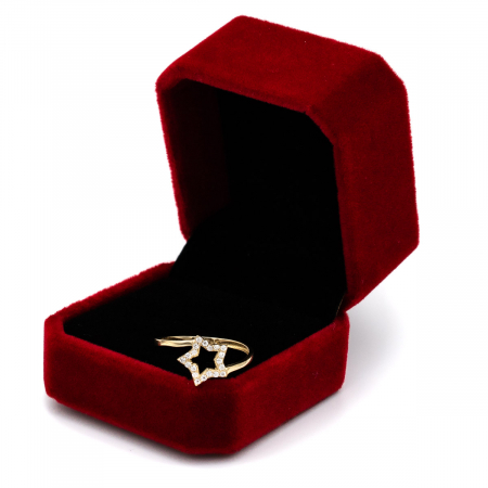 Inel Stea din aur galben 14K – GOLD PIC [2]