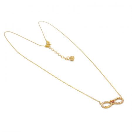 Colier Infinit cu Inima Aur 14k [1]