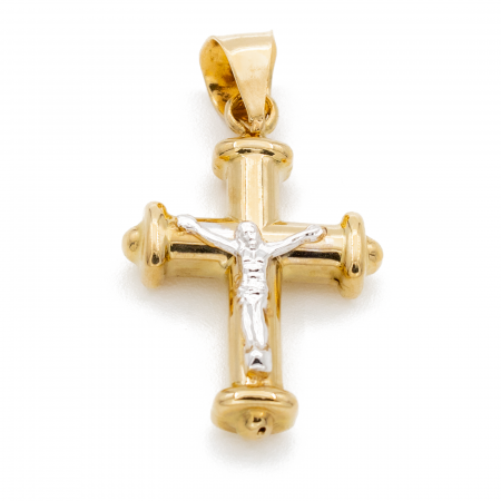 Pandantive - Cruce Iisus Aur 14k Simplista