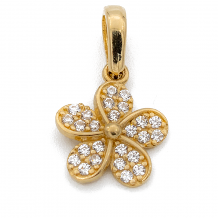 Pandantive - Pandantiv Floare Aur 14k