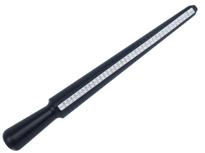Ringstock gradat pentru masurat inele negru [1]