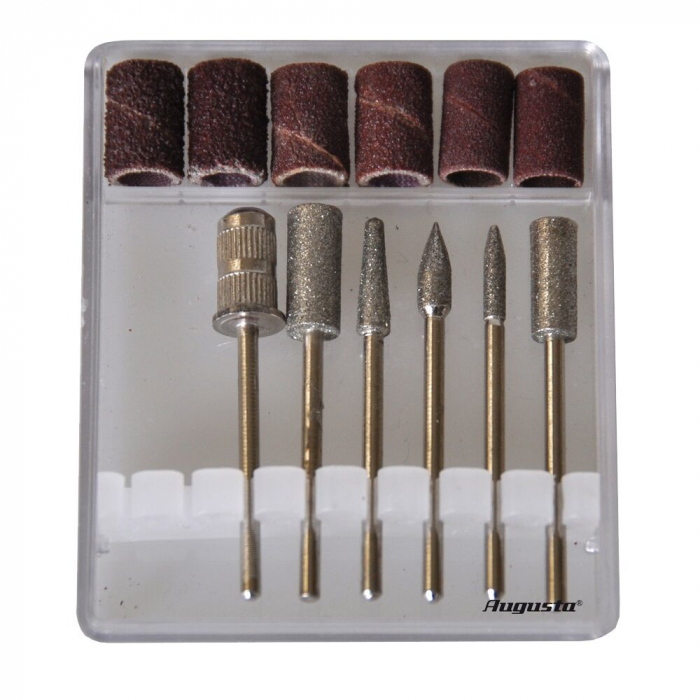 Set - 5 Freze Diamantate si Tija cu Role Smirghel [1]