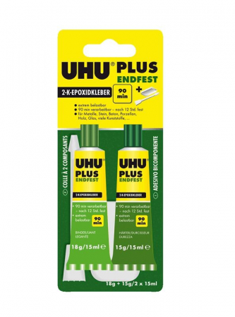 Adezivi - Adeziv UHU Plus - fixare finala