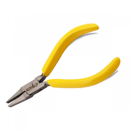 Clesti si Foarfeci - Cleste flach cu striatii 130 mm