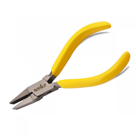 Clesti si Foarfeci - Cleste modelaj flach cu striatii 110 mm