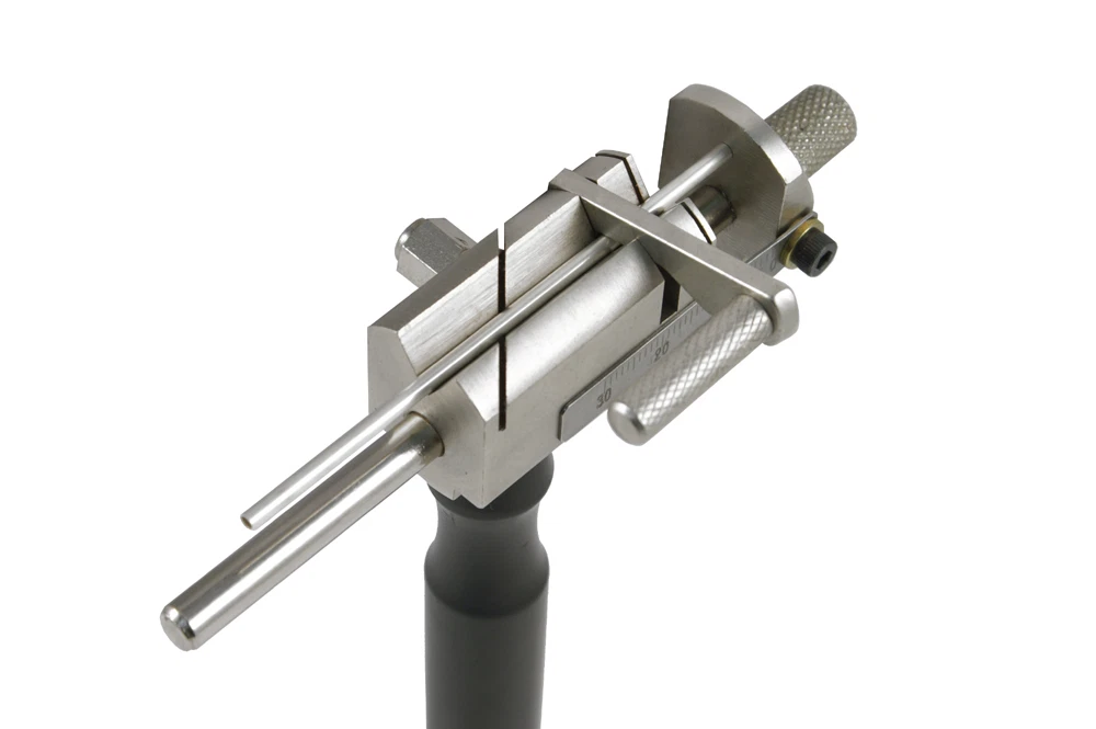 Menghină pentru tăiat șarniere cu opritor reglabil și tăiere la 45°/90° – precizie pentru bijuterii [1]