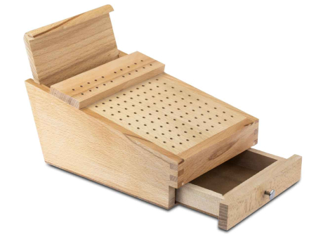 Organizator din lemn cu sertar pentru bijutieri [2]
