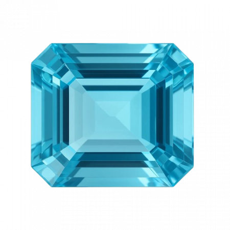 Pietre sintetice - pietre cz octogon aquamarine