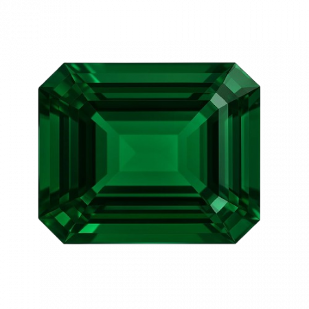 Pietre sintetice - pietre cz octogon verde