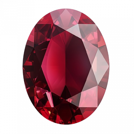 Pietre - Piatra oval cz rubin