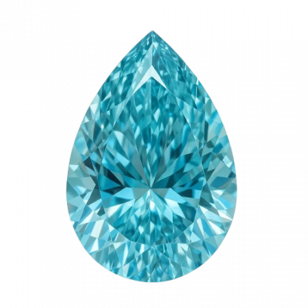 Pietre - Piatra cz sintetic aquamarin para