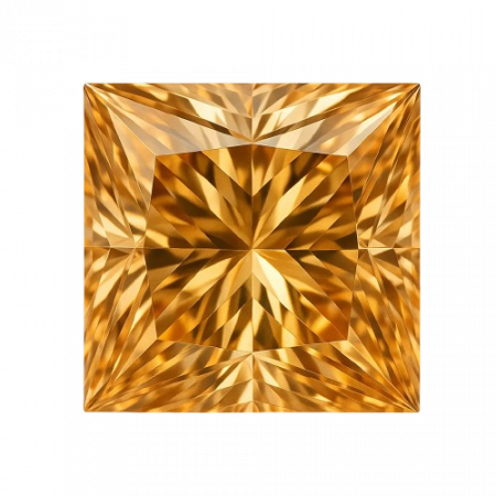 Pietre sintetice - Piatra cz champagne patrat