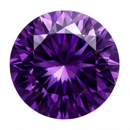 Pietre - piatra sintetica cubic zirconia amethyst