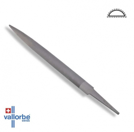 Pile si Smirghel - Pila semirotunda Vallorbe 150 mm